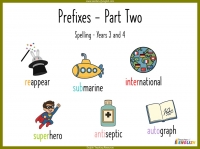 Prefixes - Part Two - Years 3 and 4